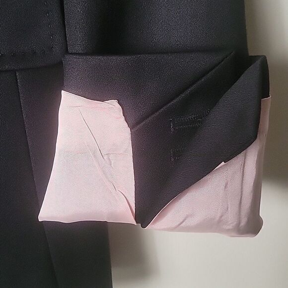 NEW J Crew SZ 2 Wool Black Blazer Jacket Academia Office Preppy VTG Y2K Tuxedo - Picture 12 of 15